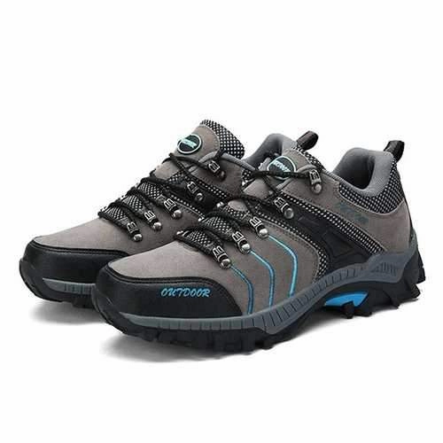 Buy Hiking Shoes Men Breathable Wear Resistance Outsole Outdoor Hiking Athletic Shoes