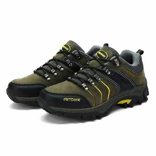 Men Breathable Wear Resistance Outsole Outdoor Hiking Athletic Shoes Alpine Climbing Shoes