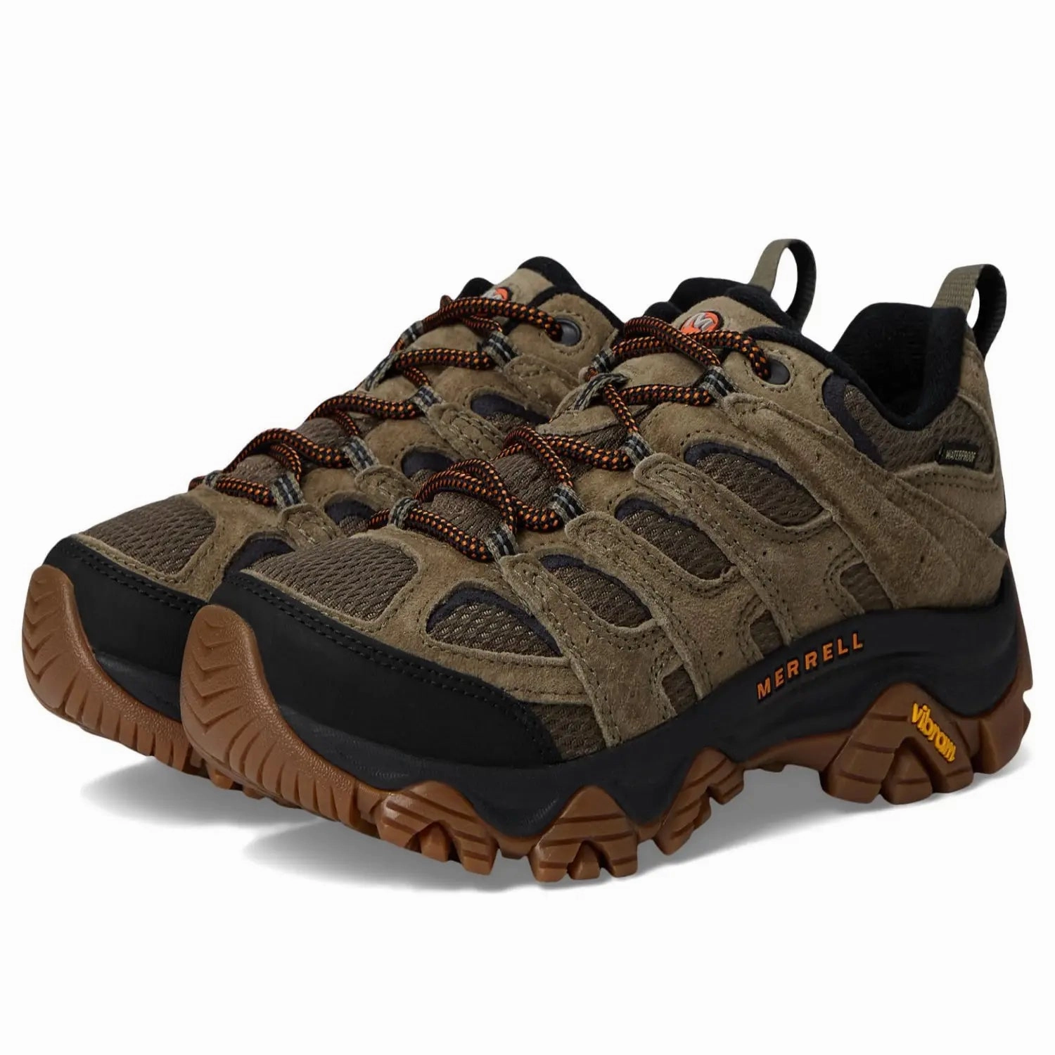 Merrell Men's Moab 3  Waterproof Hiking Shoes, Olive/Gum Oboz Low Hiking Shoes