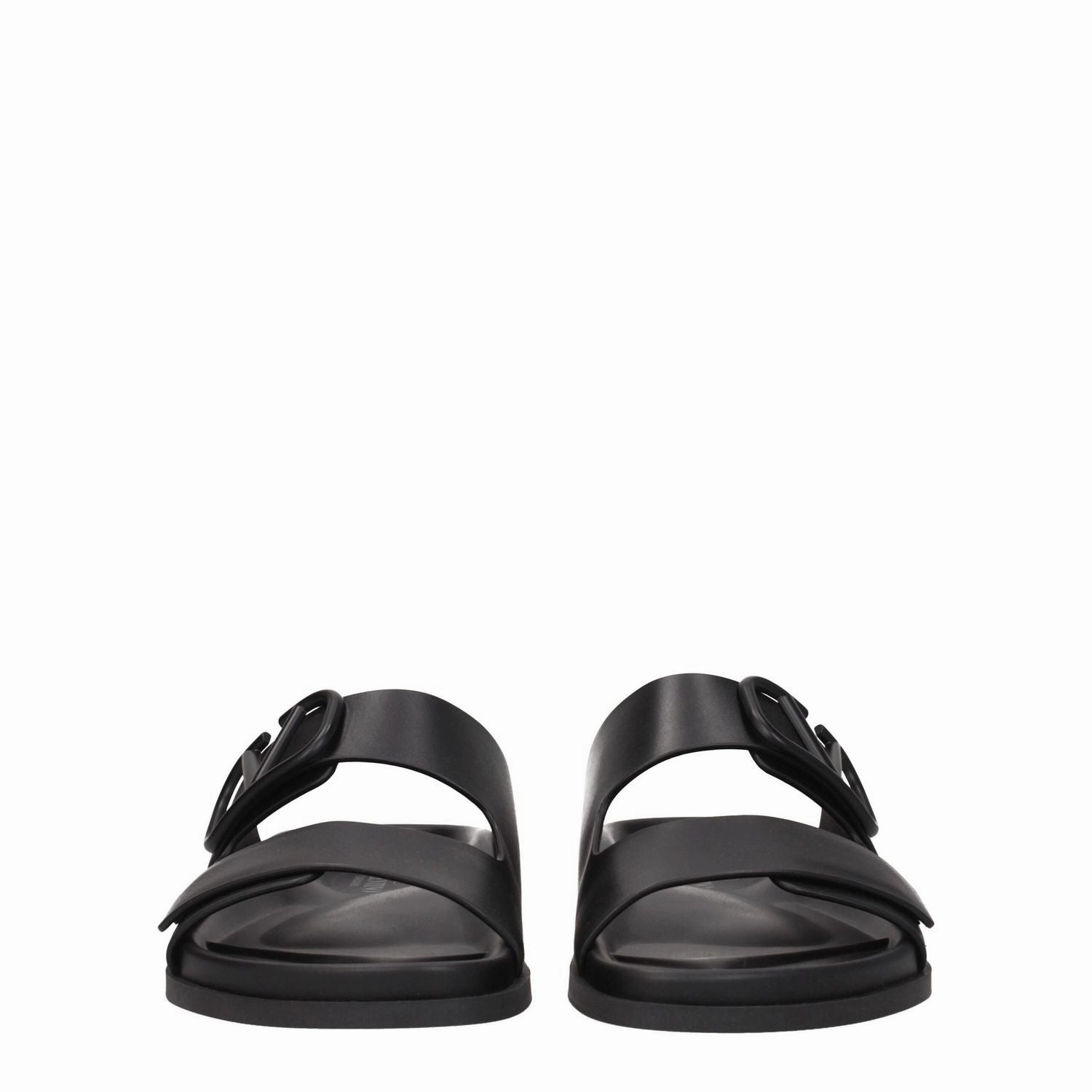 Valentino Garavani Black Leather Slippers Sandals Royal Bahamas Reviews