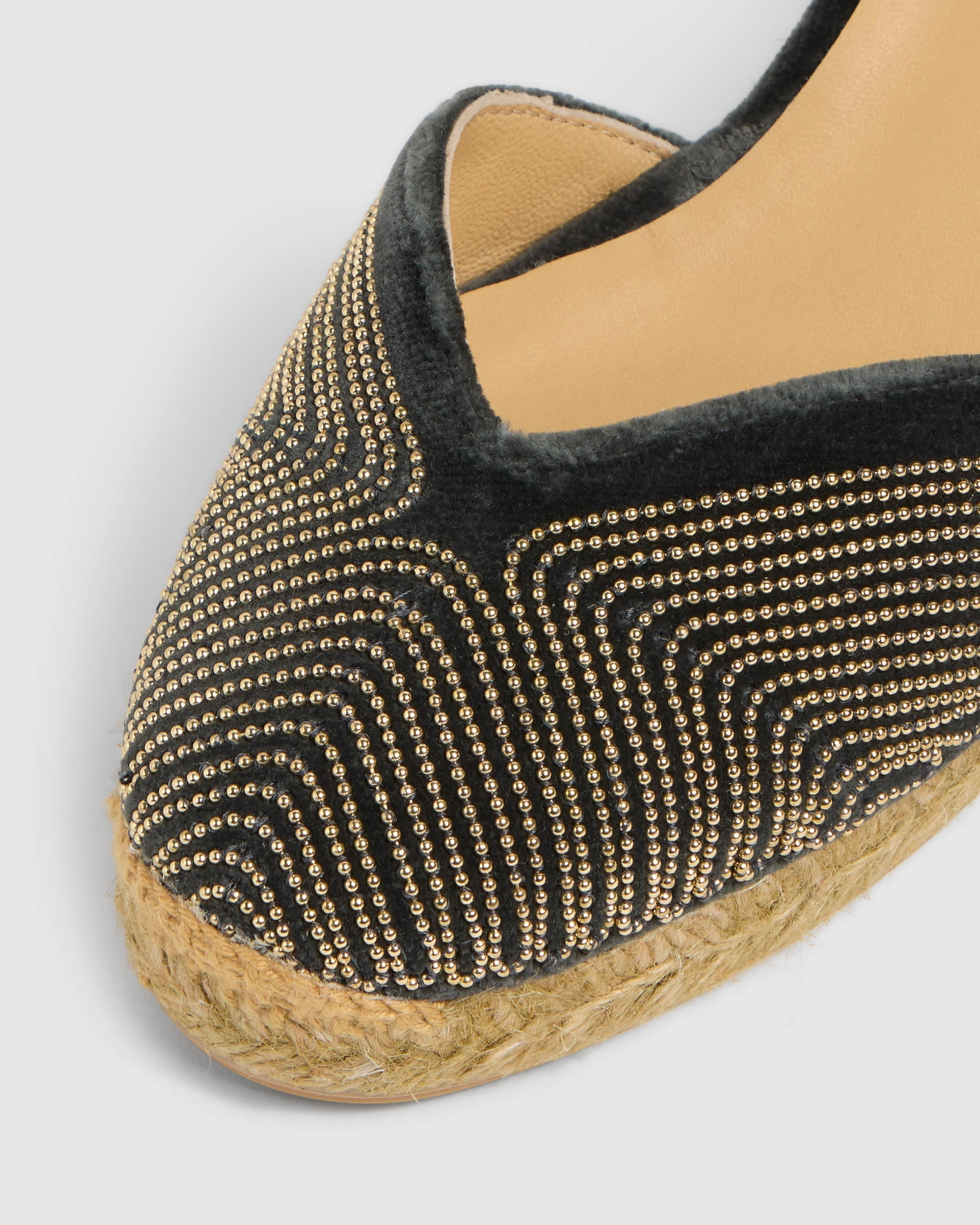 Valentino Rockstud Espadrille Wedge CHIARA BEADS T/6/243