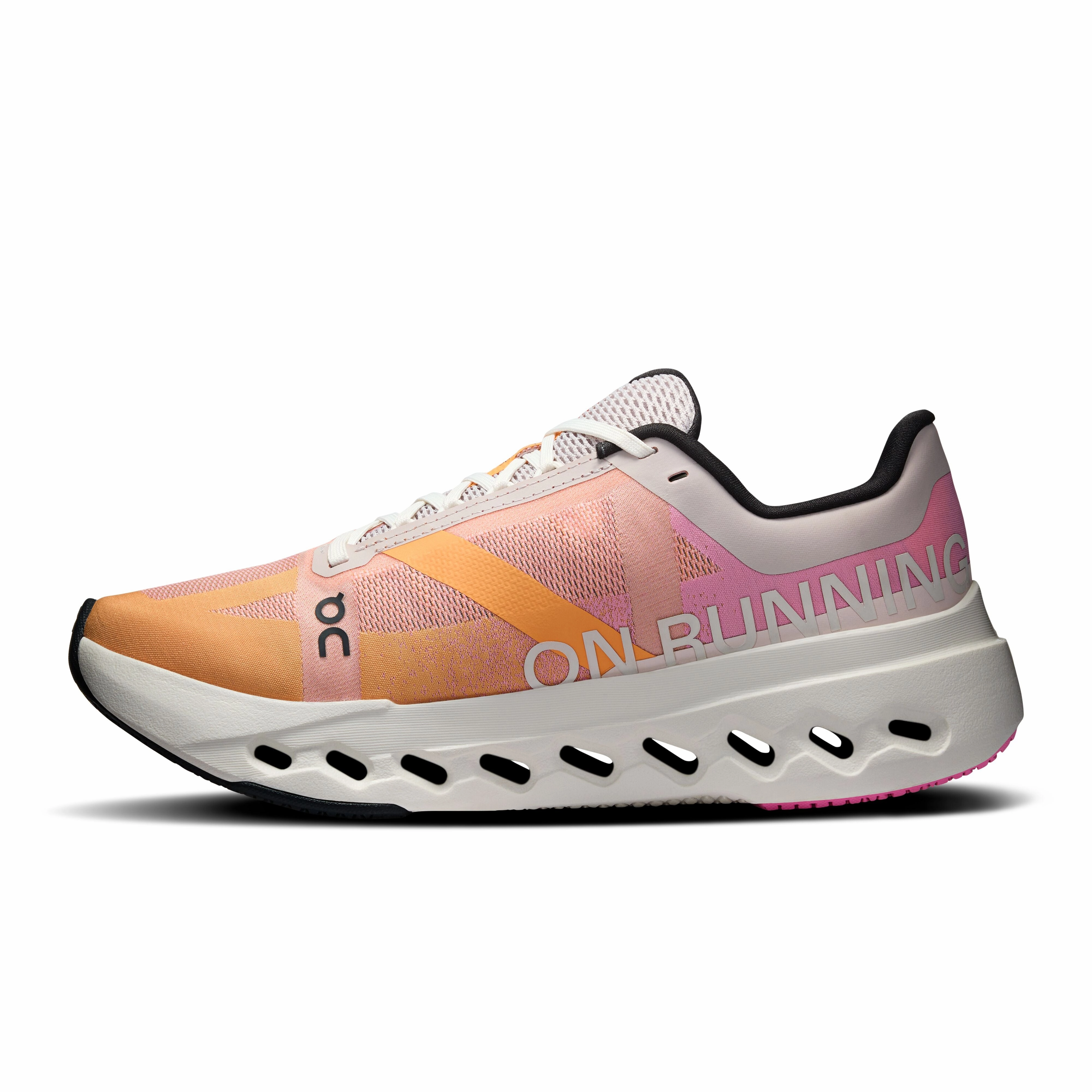 Women's On Cloudsurfer Next Running Shoe in Tangerine | Ivory Wide Toe Box Running Shoes