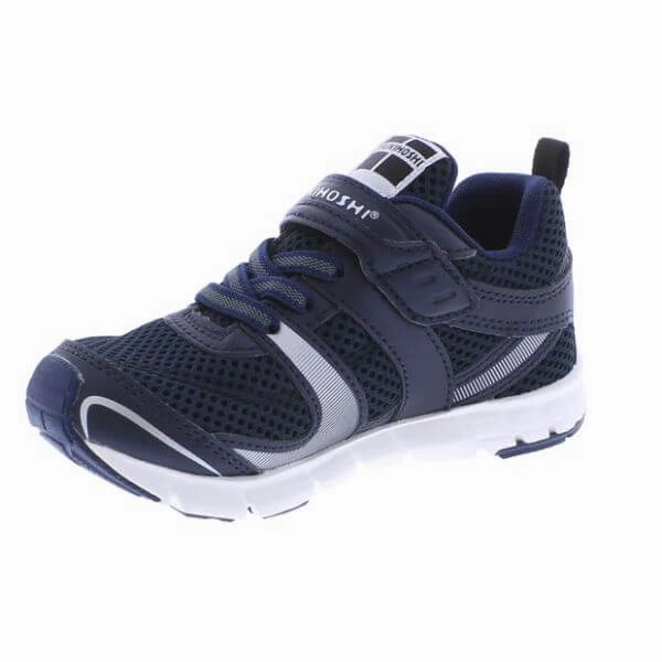 Running Shoes Best For Shin Splints Tsukihoshi Velocity Navy/Silver Boys Running Shoes (Machine Washable)