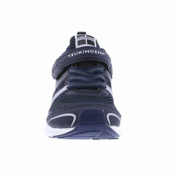 Running Shoes Ranking Tsukihoshi Velocity Navy/Silver Boys Running Shoes (Machine Washable)