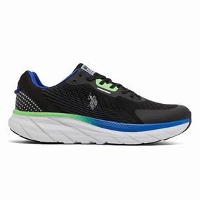 U.S. POLO ASSN. Exchange GLB 5FX Sneakers Men - BLK Casual Shoes Walmart