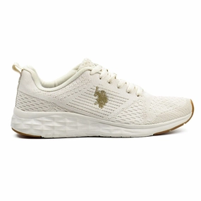 Sneakers With A Star U.S. POLO ASSN. LUCI Sneakers Women - OFFWHT
