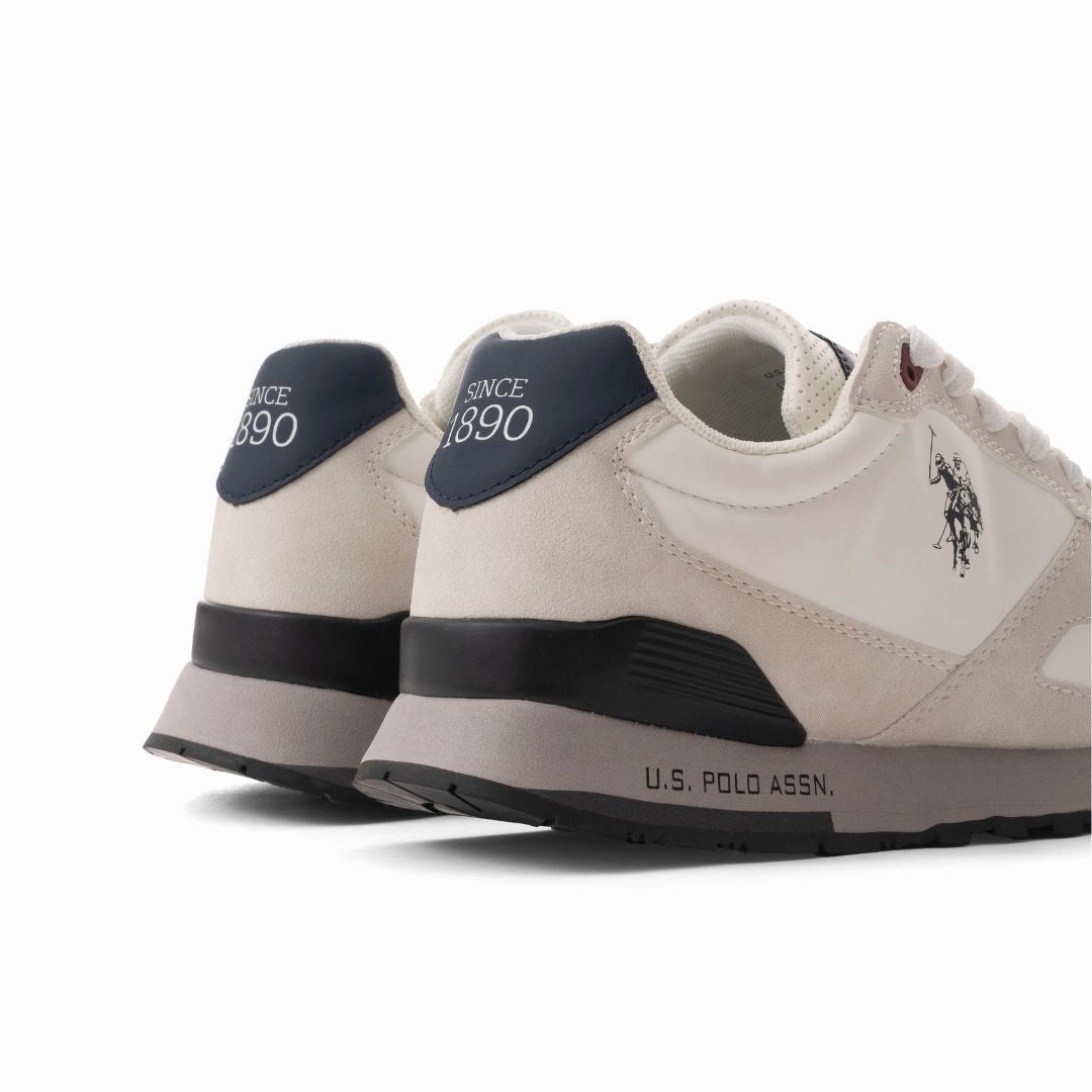 St Miler Casual Shoes U.S. POLO ASSN. TABRY 006R-WHTGRY