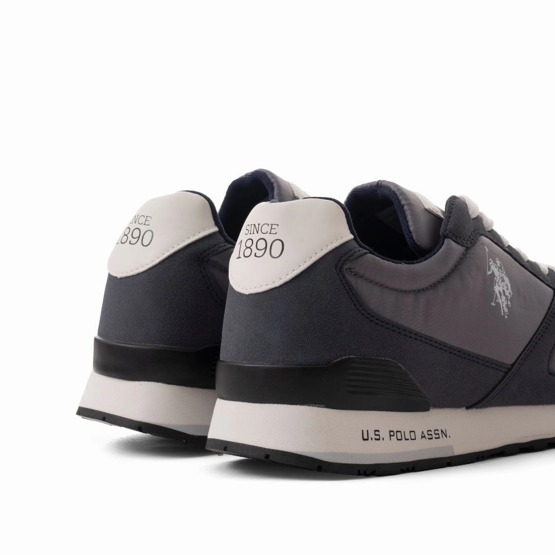 Business Casual Open Toed Shoes U.S. POLO ASSN. TABRY 006RL-DRKGRY