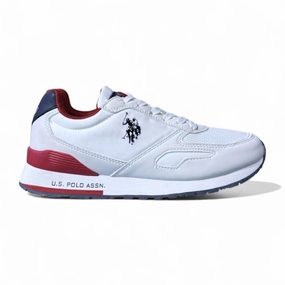 Casual Shoes That Go With Everything U.S. POLO ASSN. TABRY 006RL-WHTRED
