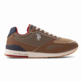 Casual Shoes Trends 2024 U.S. POLO ASSN. TABRY 006SL-TANRED