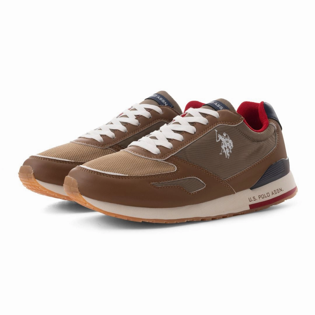 Chukka Casual Shoes U.S. POLO ASSN. TABRY 006SL-TANRED