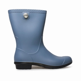 Waterproof Toe Box Shoes UGG Sienna Matte Desert Blue Rain Boots - Women's