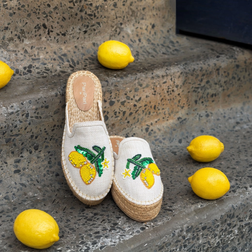 Lemoncello Espadrilles Off white Platforms Saint Laurent Monogram Espadrilles
