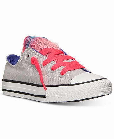 Running Sneakers Near Me Converse Little Girls' Chuck Taylor All Star Party Casual Sneakers from Finish Line
