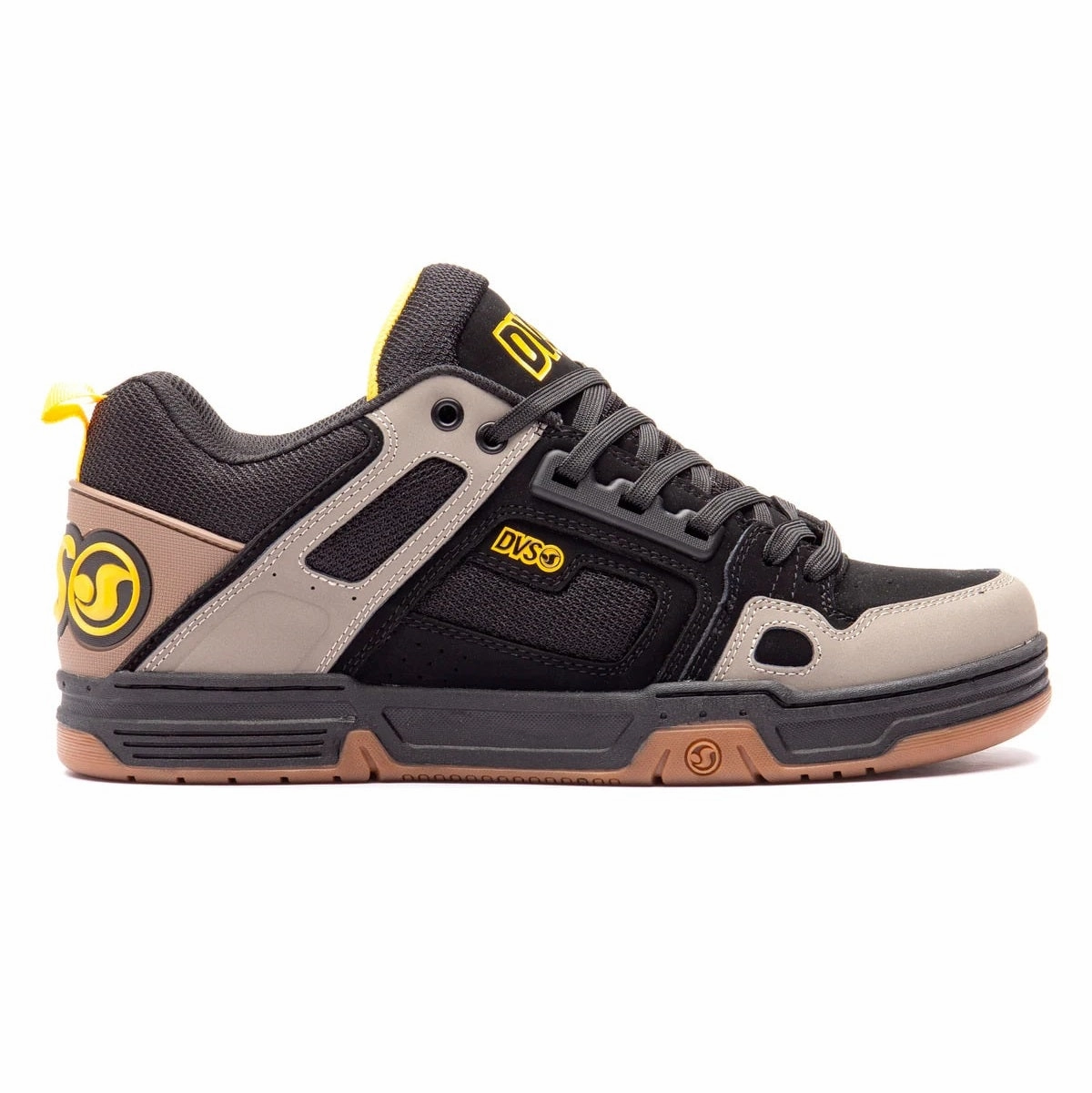 DVS Comanche Brindle Black Yellow Shark Tank Active Skate