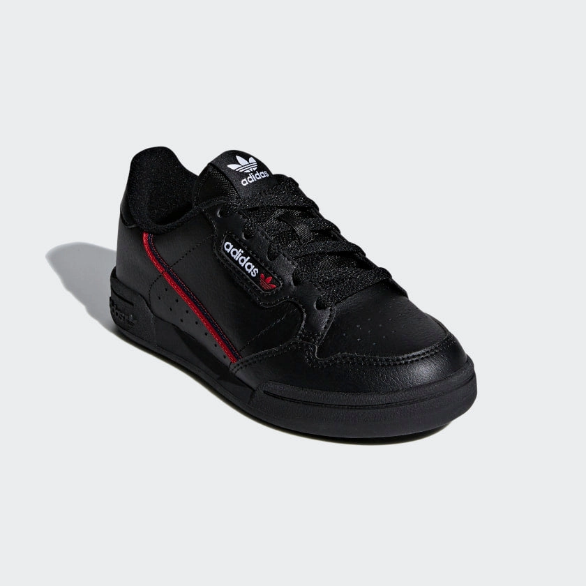Adidas Continental 80 C - Core Black / Scarlet Adidas Zponge Shoes