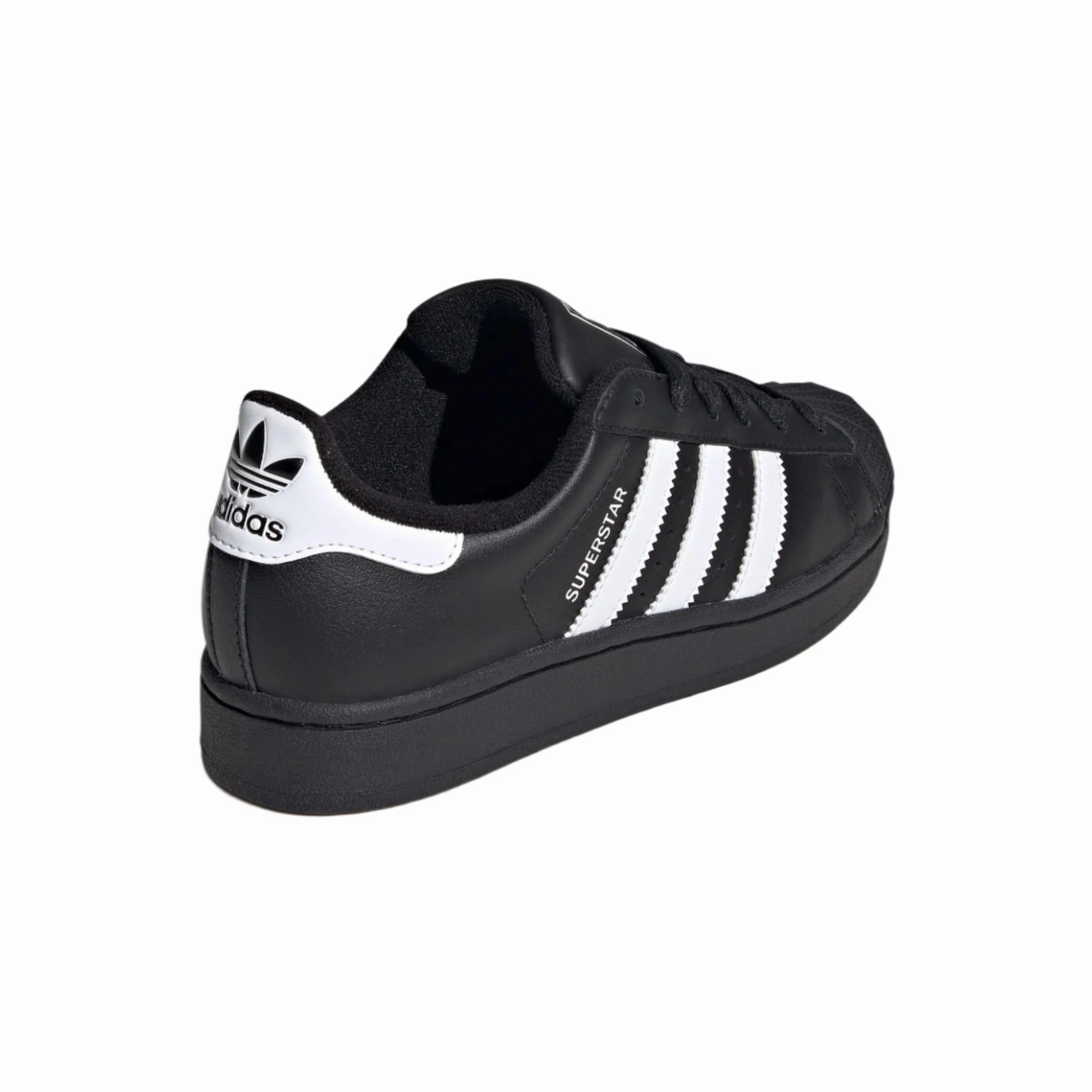 Grade School Adidas Superstar II J Shoes - Black/White/Black Tennessee Vols Adidas Shoes
