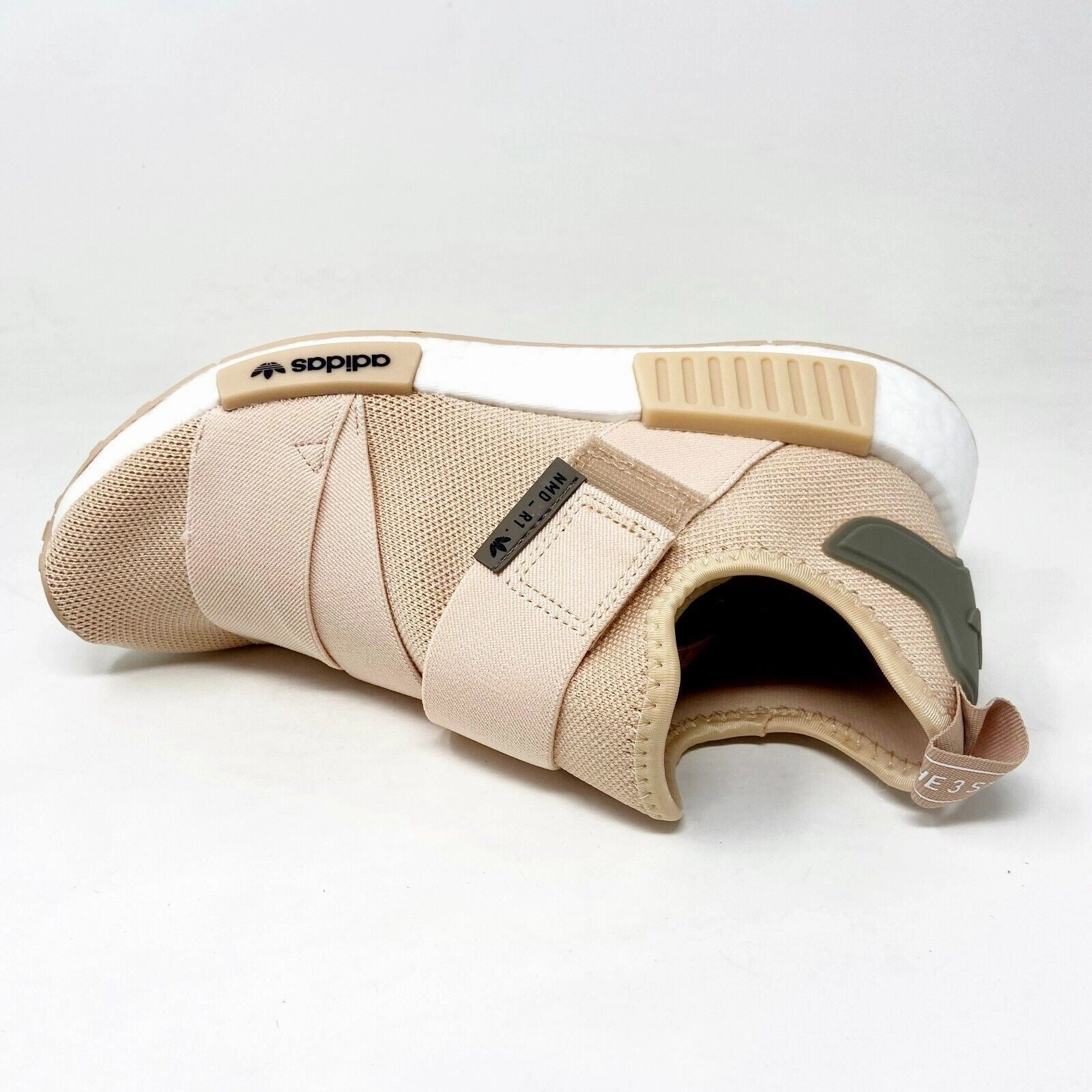 Sneakers Vs Running Shoes Adidas Originals NMD R1 Strap Halo Blush White Womens Running Shoes GW9469