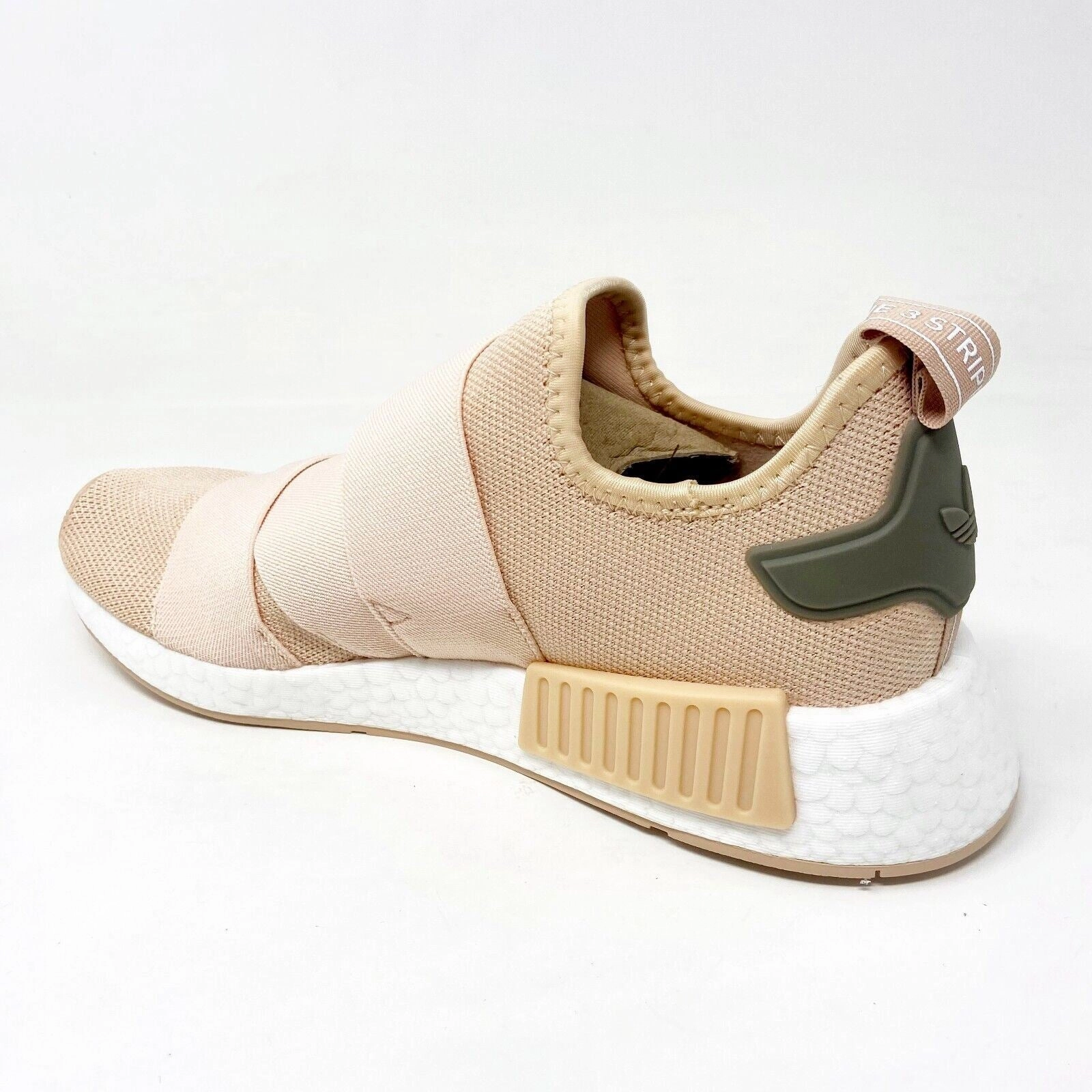 Adidas Originals NMD R1 Strap Halo Blush White Womens Running Shoes GW9469 Best Lifting Running Shoes