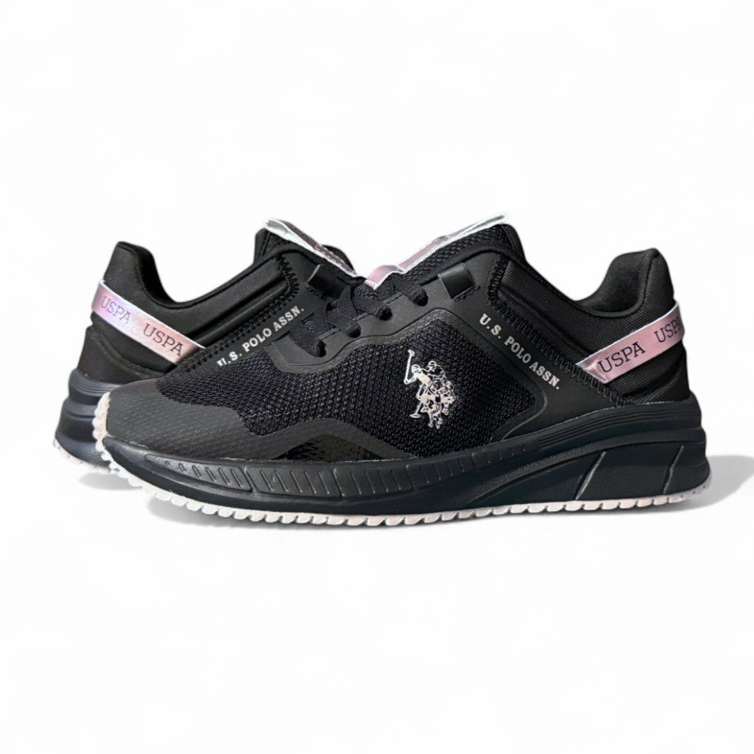 Leopard Print Shoes Sneakers U.S. POLO ASSN. COTE Sneakers Women - BLKBLK