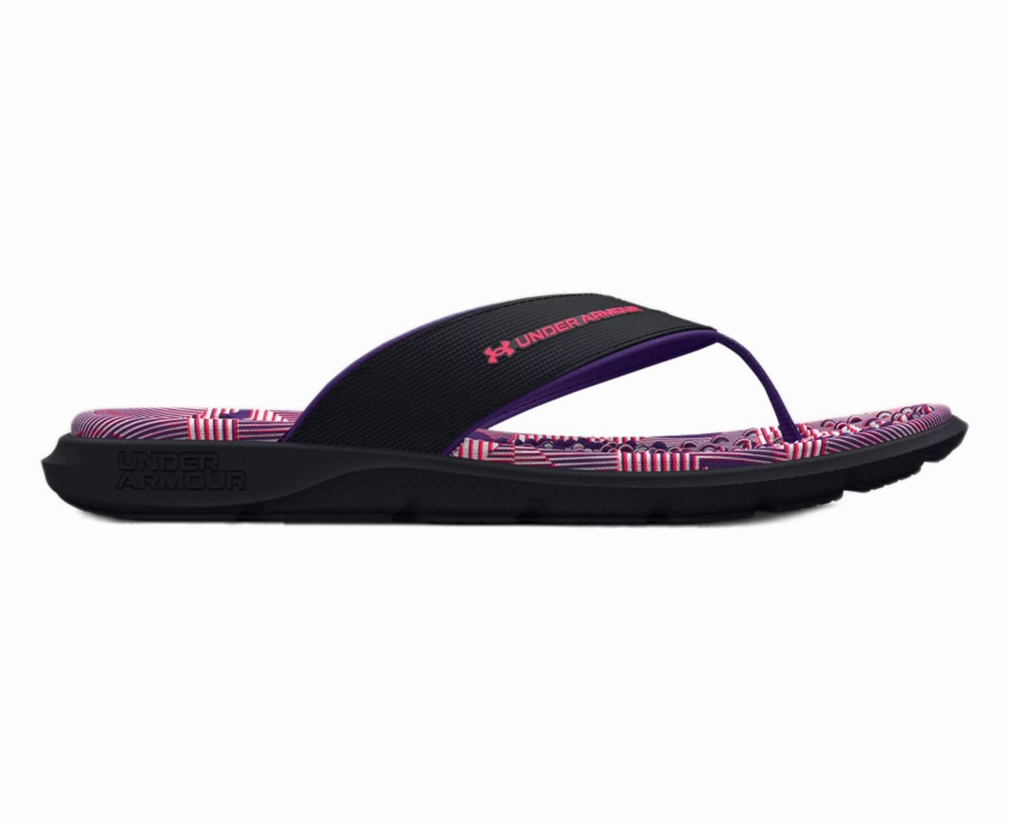 Under Armour Girls' UA Ignite Pro Marbella Graphic Slides Swim Flip Flops