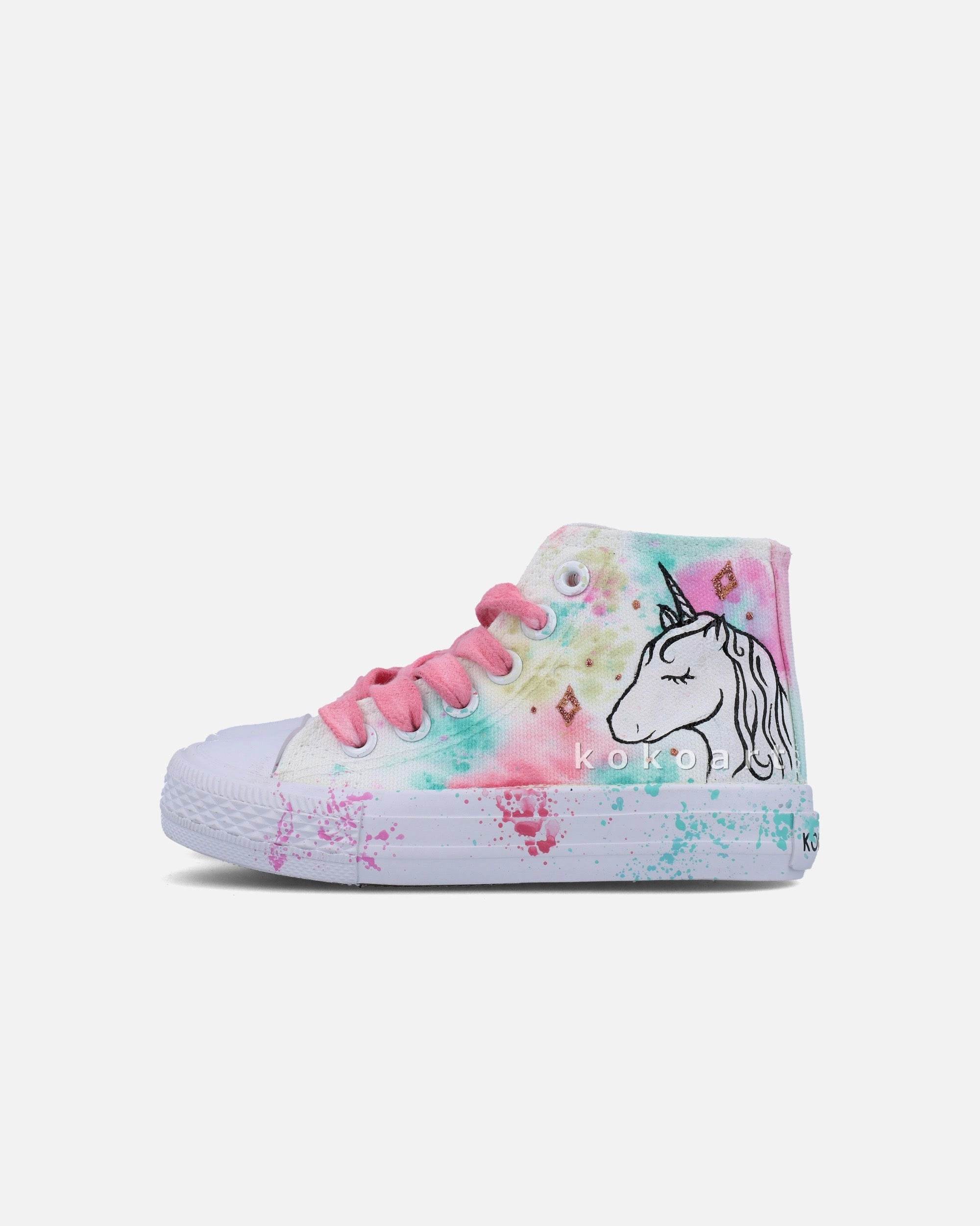 Unicorn Hand Painted Shoes