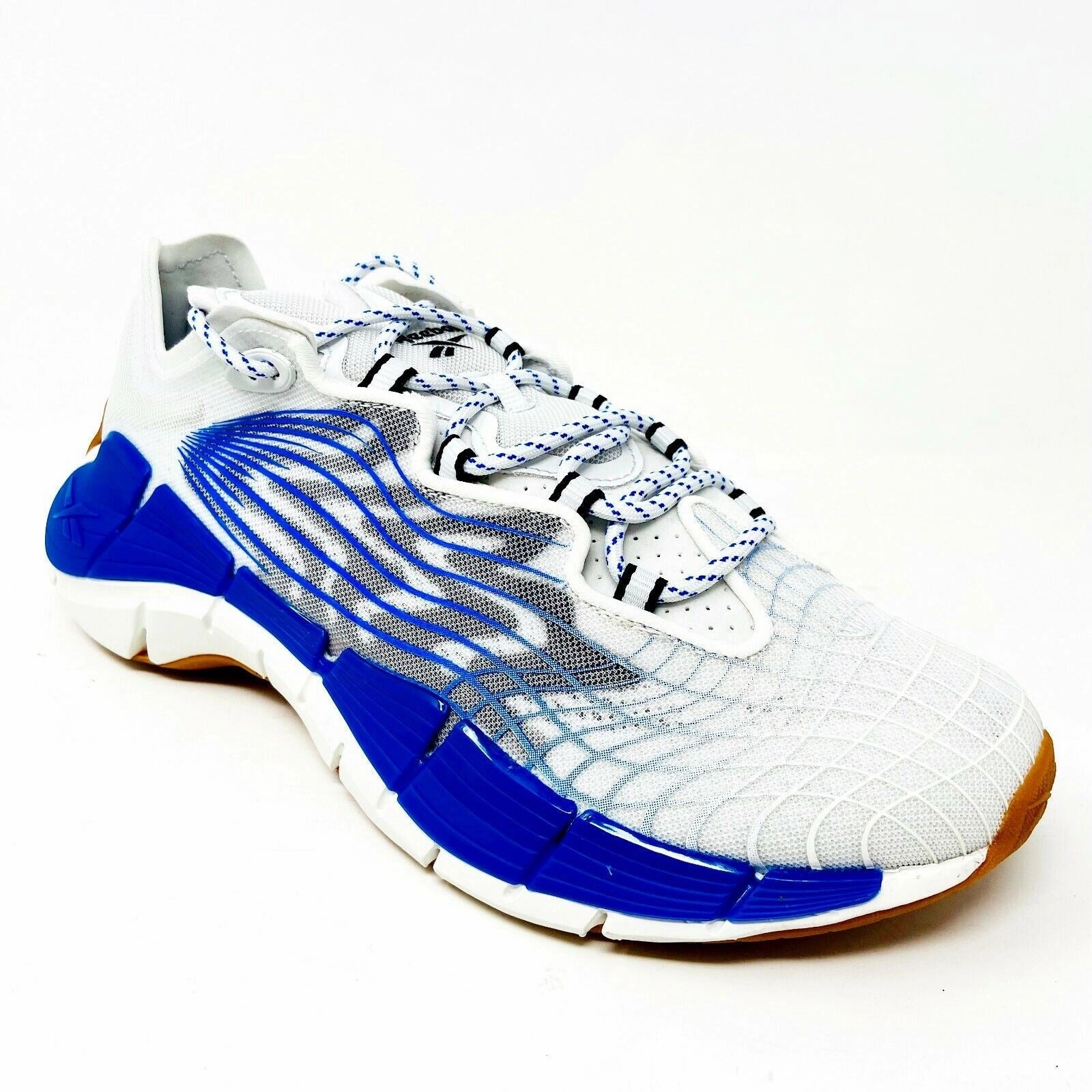 Reebok Zig Kinetica II Morning Fog White Blue Womens Running Shoes FX3019 Fuelcell Running Shoes