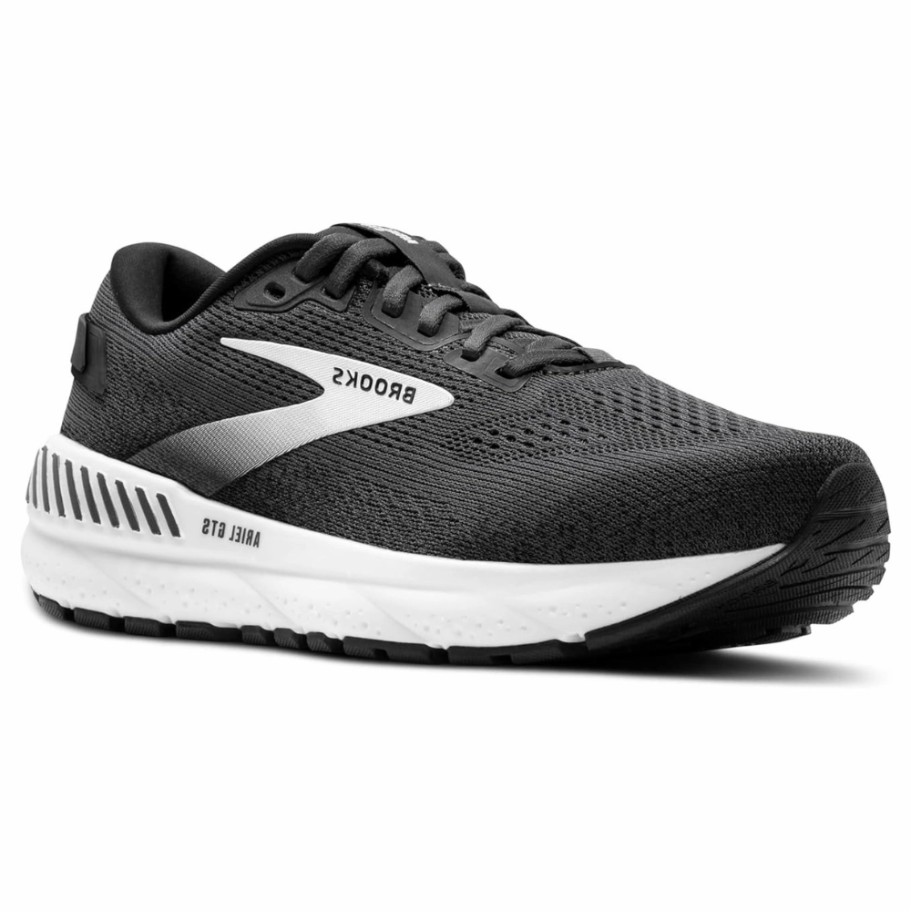 Crossfit Running Shoes Brooks Ariel GTS 24 Ebony/Black/White Running Shoe (Women's)