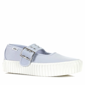 For Women With High Arches Best Walking Vans Mary Jane Creeper Grunge Halogen Blue