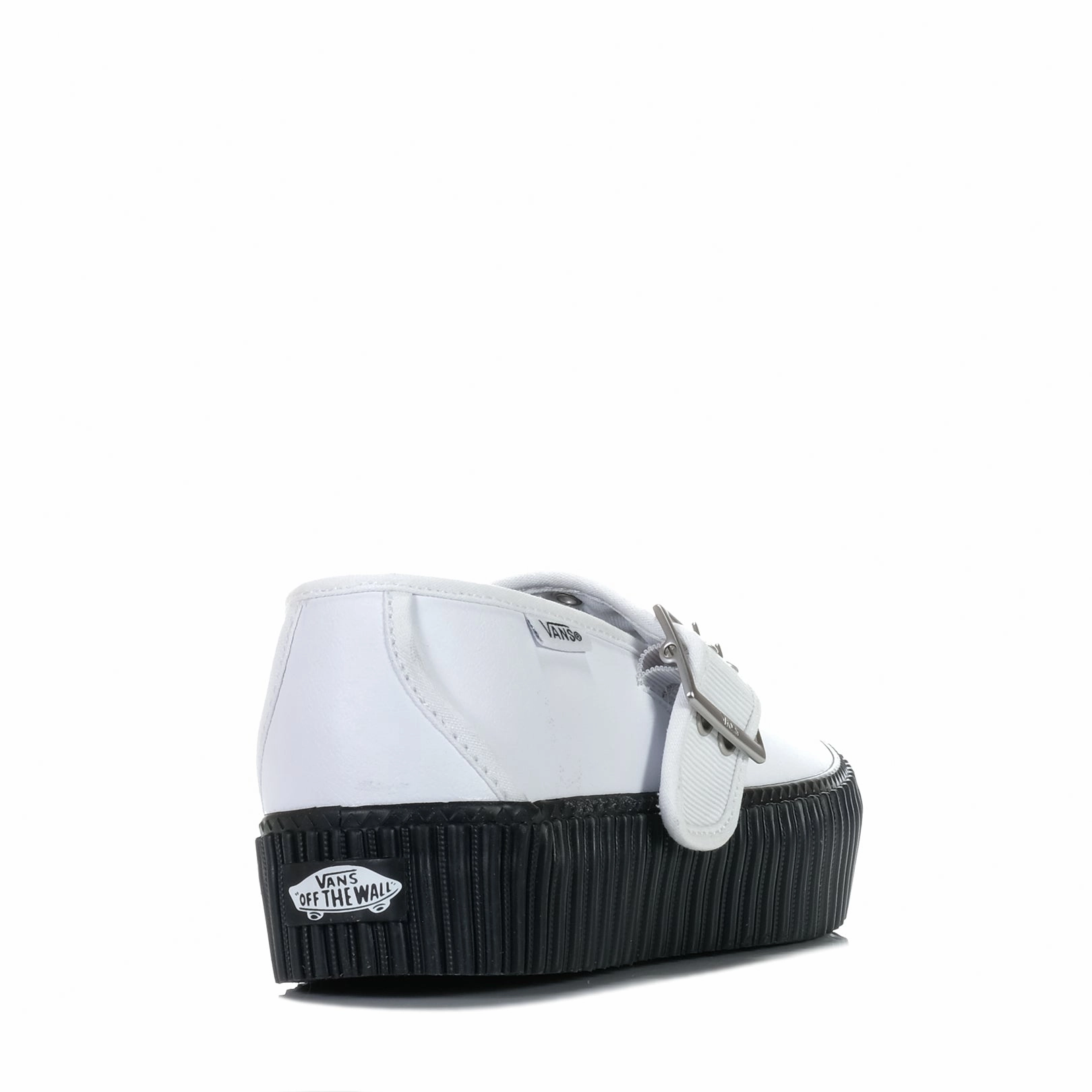 Vans Mary Jane Creeper Grunge White/Black Walking Shoes For Wide Feet