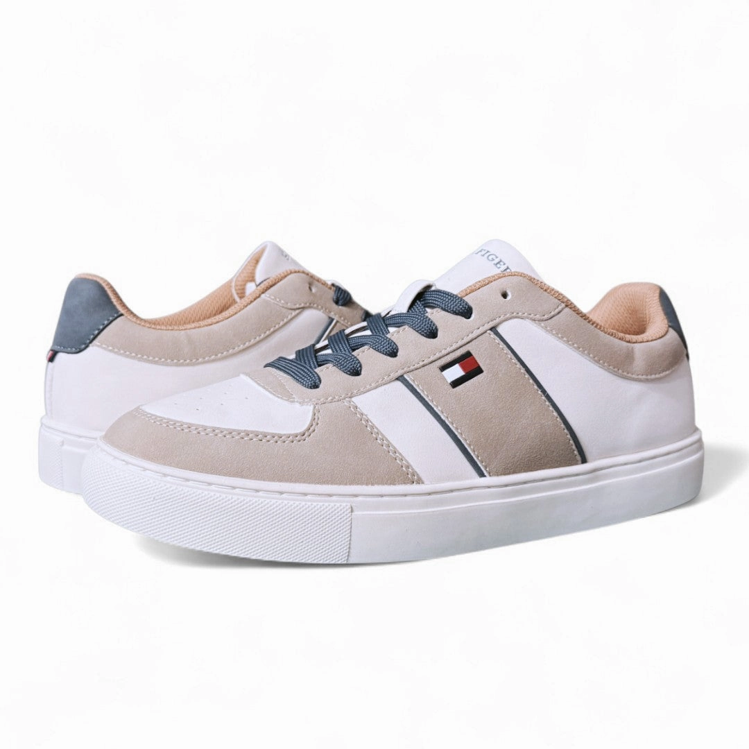 Birkenstock Casual Shoes Tommy Hilfiger Baffie Sneakers Men - OFFWHT