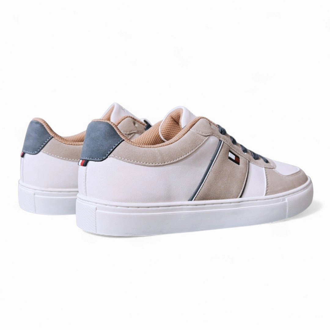 Tommy Hilfiger Baffie Sneakers Men - OFFWHT Business Casual Pants Shoes
