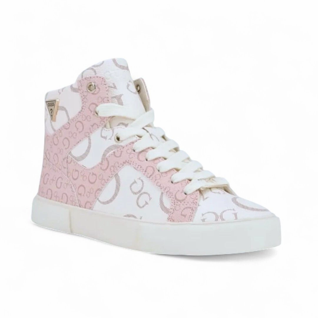 Guess Matches High-Top Sneakers Women - WHTRSE Sneakers Walking