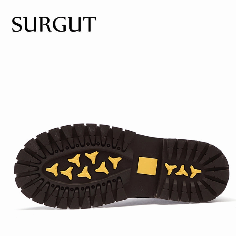 Mr Casual Shoes Vintage Men Lace-Up Autumn Winter Cow Split Leather Boots Men Waterproof Work Tooling Casual Ankle Men Boots