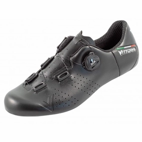 Road Comp Boa Reflective Cycling Shoe VITTORIA ALISE CARBON SOLE CYCLING SHOES BLACK