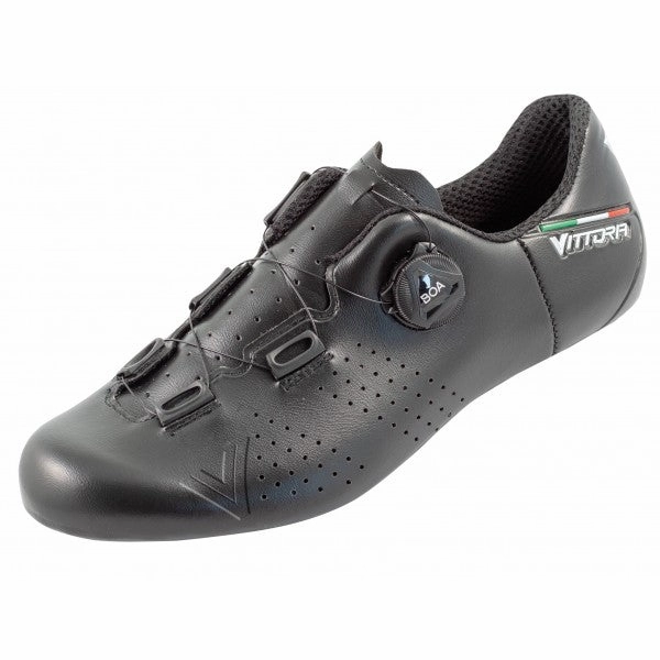 VITTORIA ALISE CARBON SOLE CYCLING SHOES BLACK First Cycling Shoes