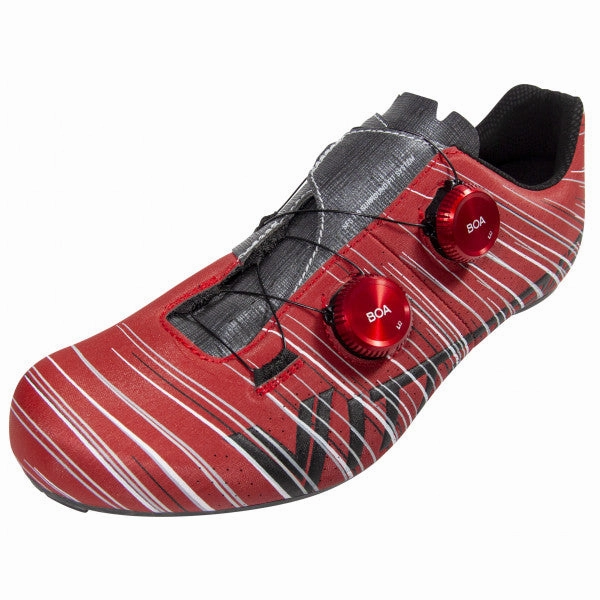 VITTORIA REVOLVE CYCLING SHOES RED BLACK Slip Cycling Shoes