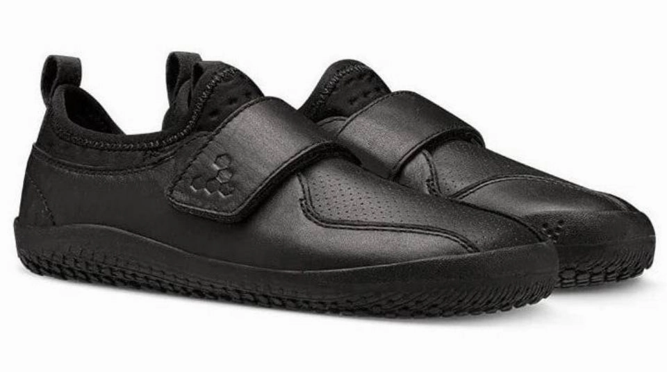 Vivobarefoot Kids Primus School II Obsidian High Arch Foot Running Shoes