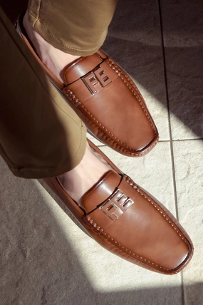 Palermo Casual Shoes Brown Casual Moccassins Shoes