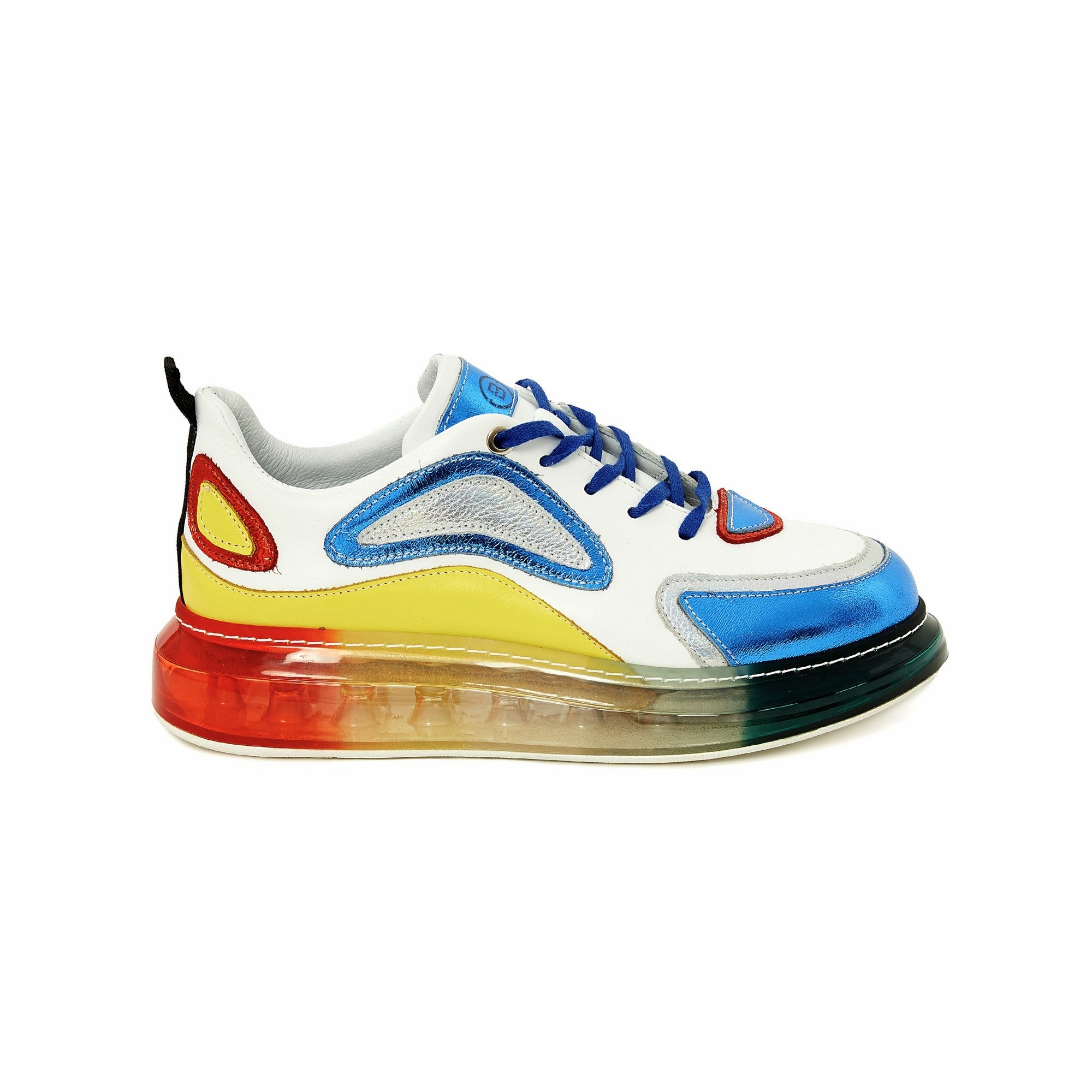 Spikeless Golf Sneakers Women's Calf Leather Handmade Sneakers W5011