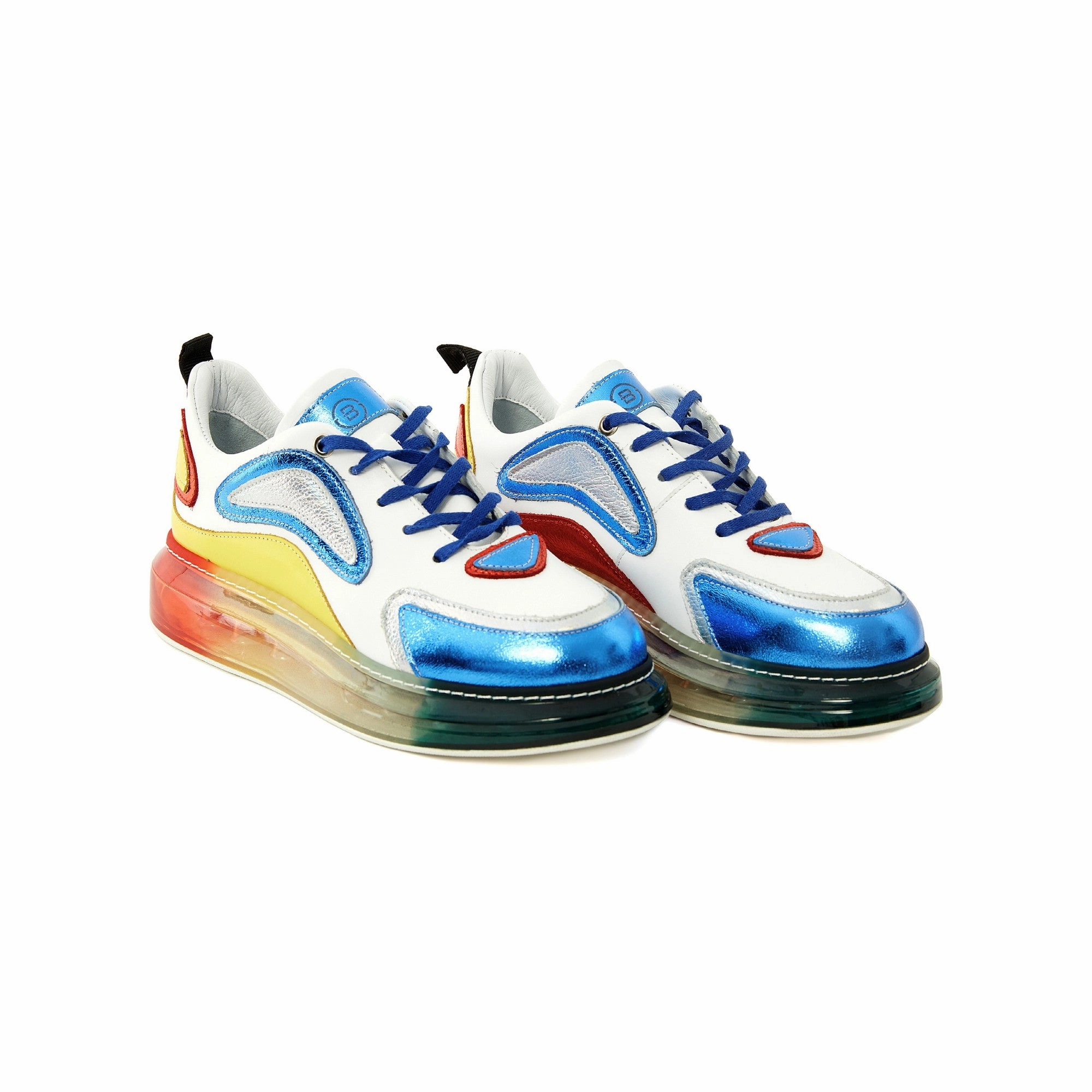 Cloud 5 Waterproof Sneakers Women's Calf Leather Handmade Sneakers W5011