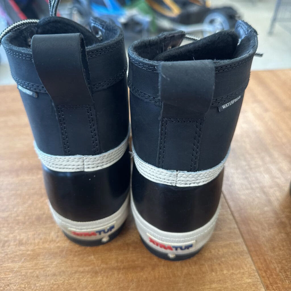 XTRATUF - Women's 6" Legacy Lace Boots: Black-women-8 Running Shoe Waterproof Spray