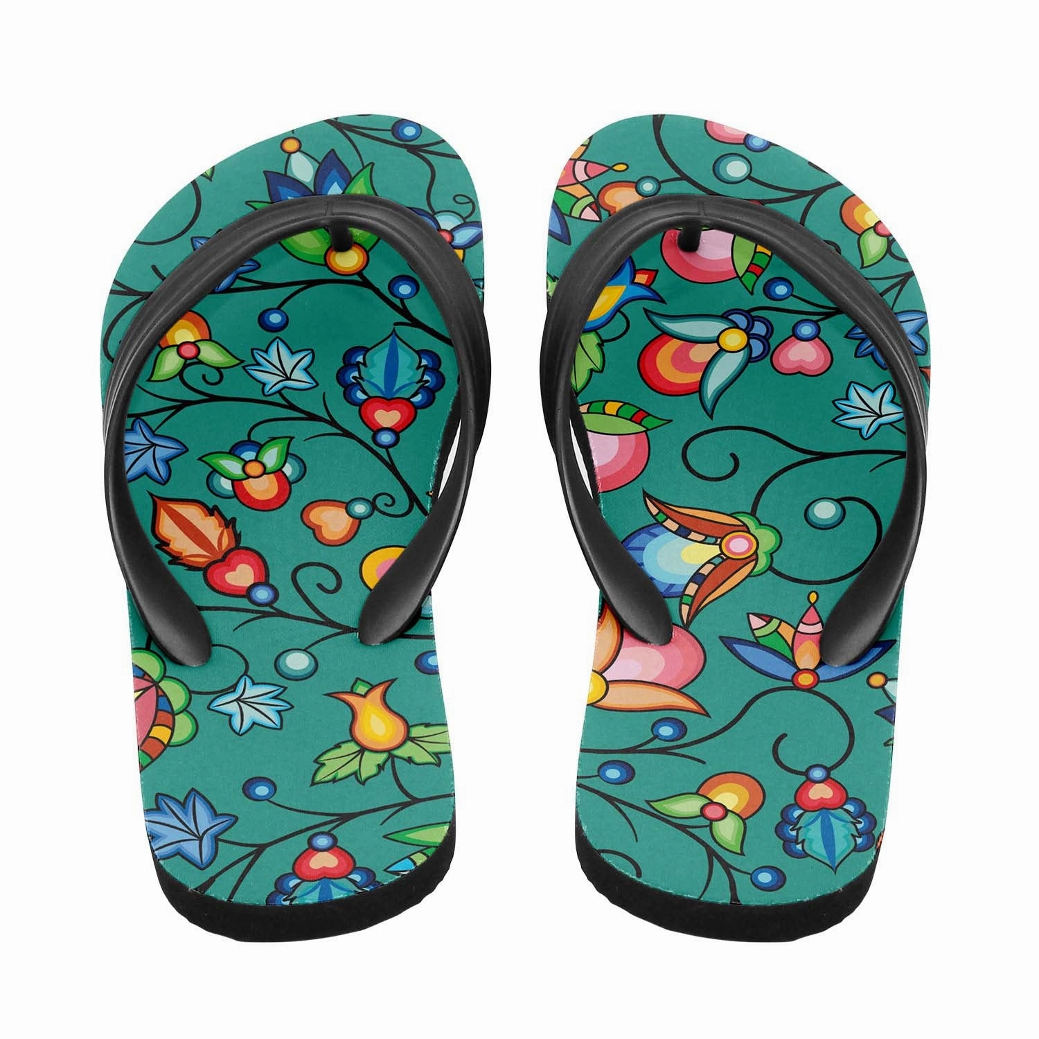 Prairie Plains Spirit Afternoon Sky Flip Flops Comfort Fit Flip Flops