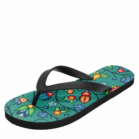 Chatties Rhinestone Flip Flops Prairie Plains Spirit Afternoon Sky Flip Flops
