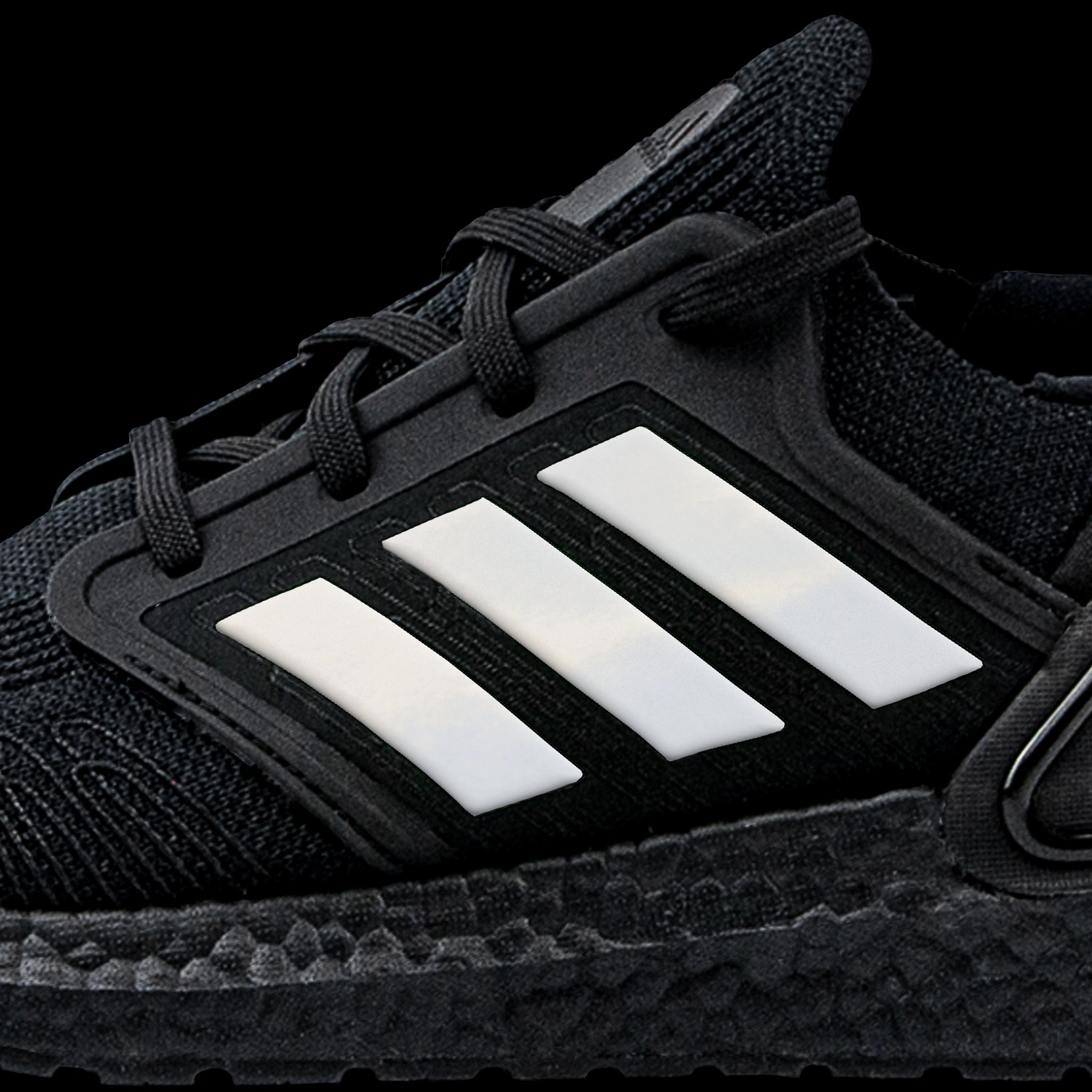 Adidas Adizero Sydney Wrestling Shoes White 3M Reflective Stripes for Ultra Boost 20