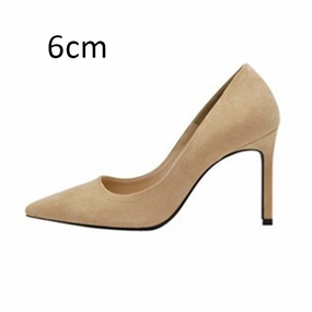Women Pumps High Heels Shoes Pointed Toe Brand Woman Wedding Shoes Spring Summer Thin Heels Office Lady Dress Shoes Plus Size Camper Shoes Casual