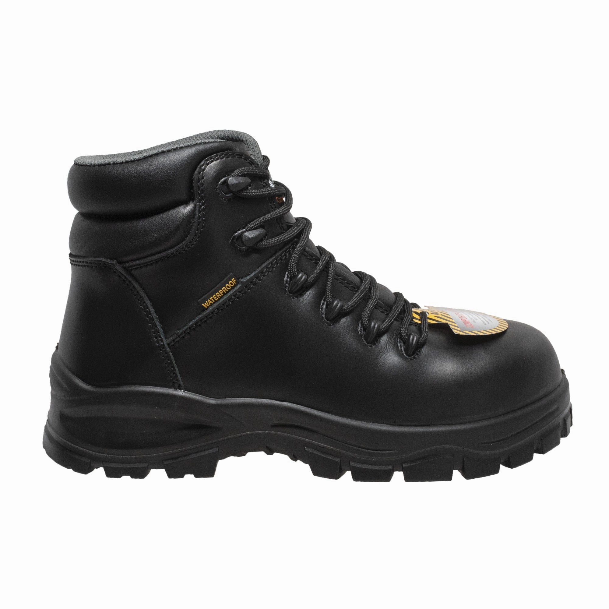 Woodburn Ii Waterproof Shoe Women's 6" Waterproof Composite Safety Toe Work Boot - 8903-BK