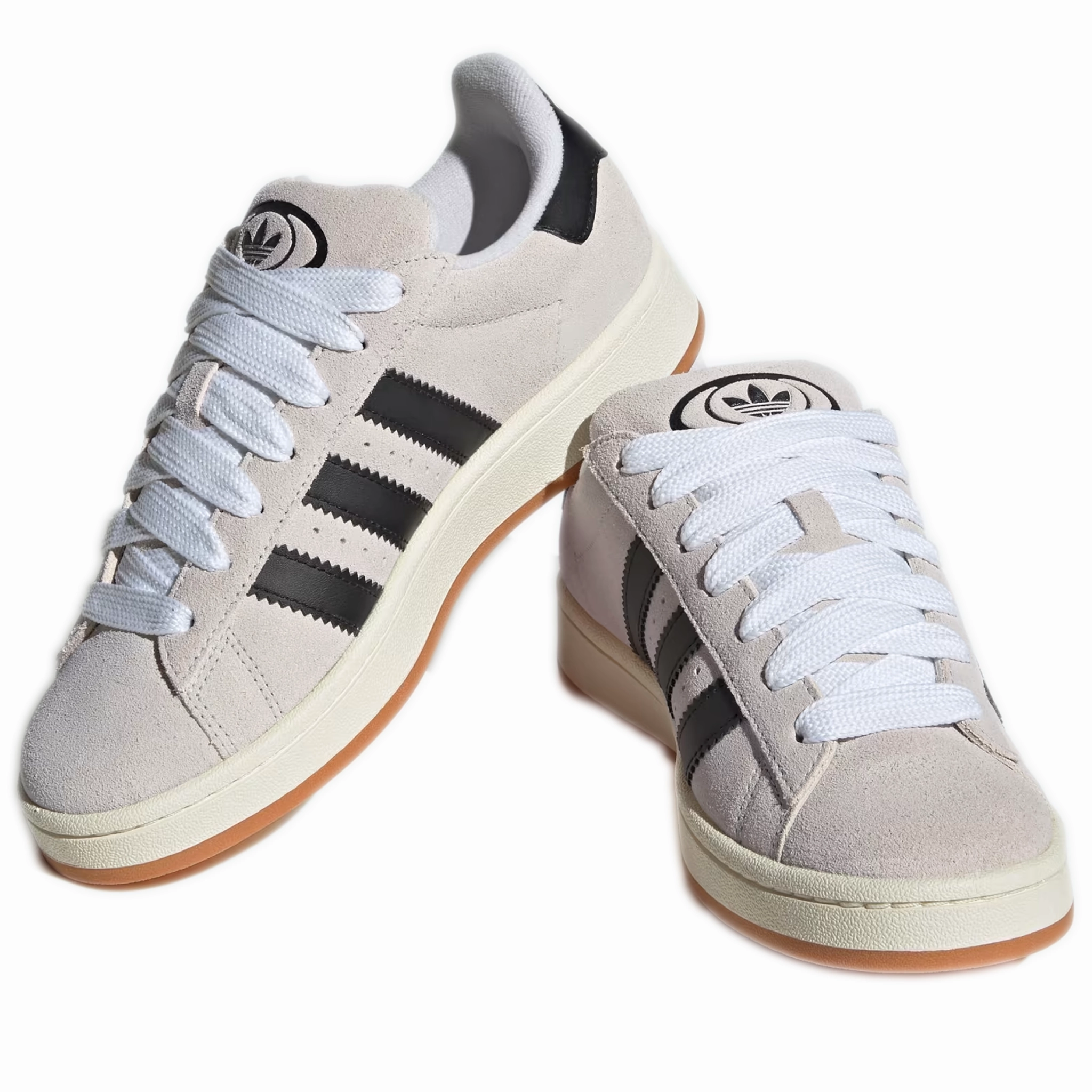 Dgk Skate Shoes Women's Adidas Campus 00s - Crystal White/Core Black/Off White
