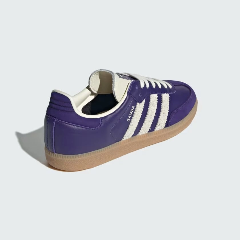 Sneakers Cleaner Women's Adidas Samba OG Shoes - Collegiate Purple/Cream White/Gum