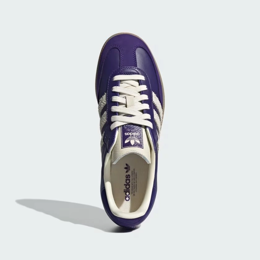 Good Feet Sneakers Women's Adidas Samba OG Shoes - Collegiate Purple/Cream White/Gum